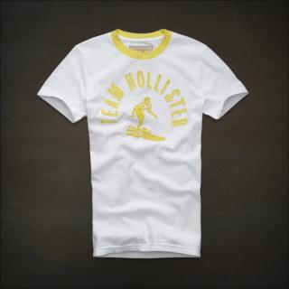 T-shirt Hollister Homme en Blanc